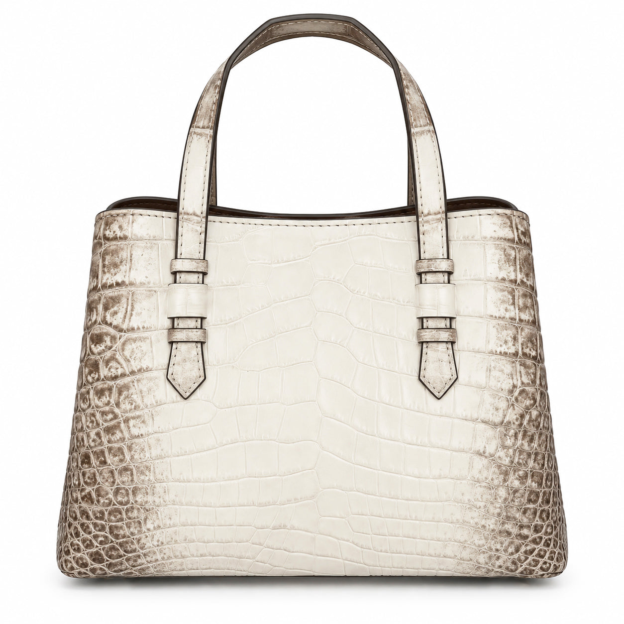 VEDA HImalayan Crocodile Leather Tote Crossbody Bag by LAYKH
