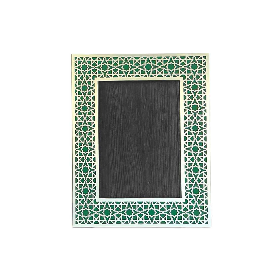 DUBAI Silver Photo Frame (5R) - Emerald Green