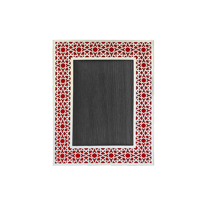 DUBAI Silver Photo Frame (5R) - Red