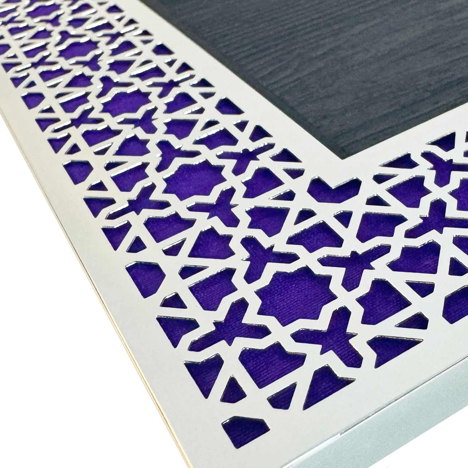 DUBAI Silver Photo Frame (5R) - Royal Purple