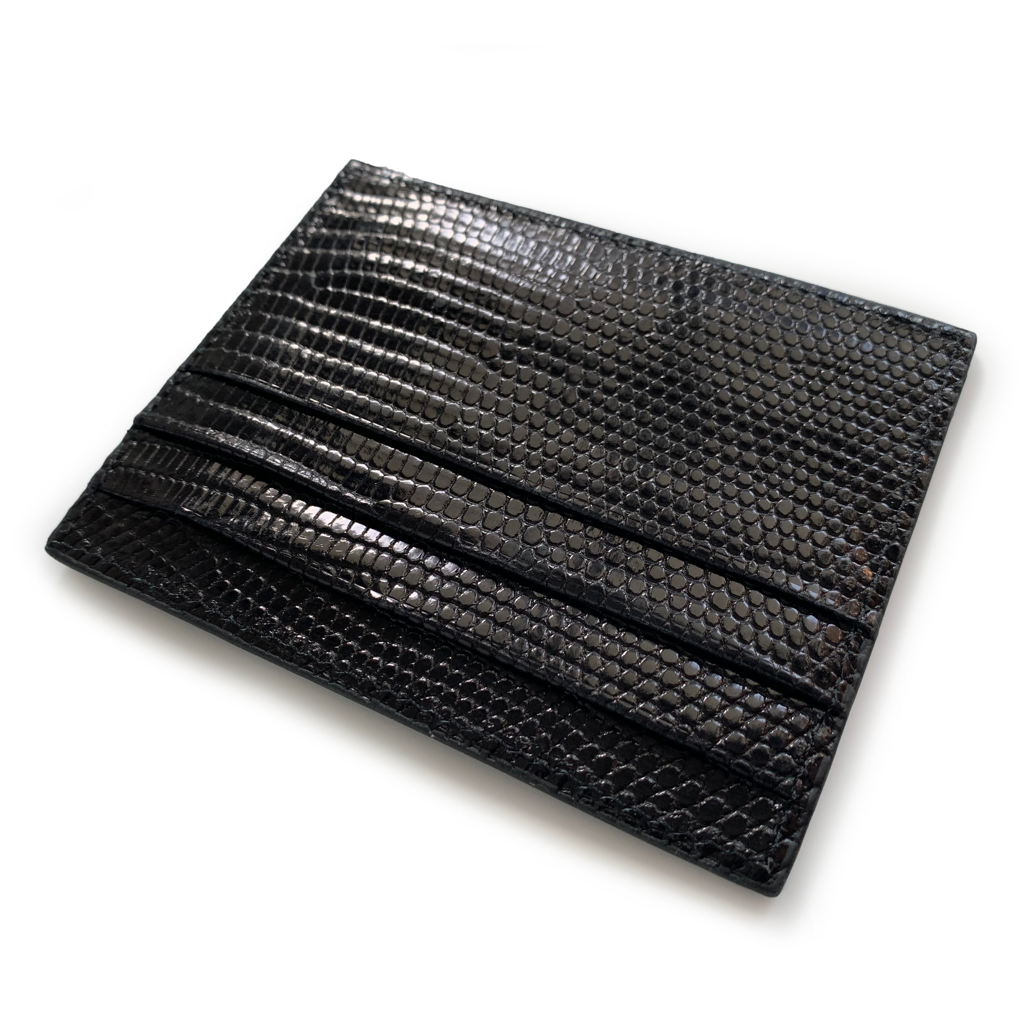 BLACK LIZARD CARDHOLDER By LAYKH