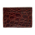 BROWN CROCODILE CARDHOLDER By LAYKH