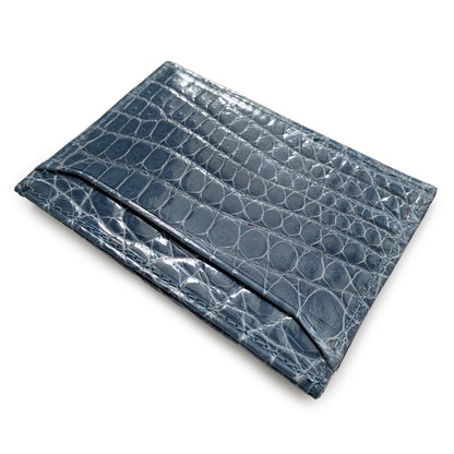 SKY BLUE CROCODILE CARDHOLDER By LAYKH