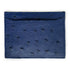 IRIS BLUE OSTRICH CARDHOLDER By LAYKH