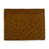 CHESTNUT OSTRICH CARDHOLDER by LAYKH