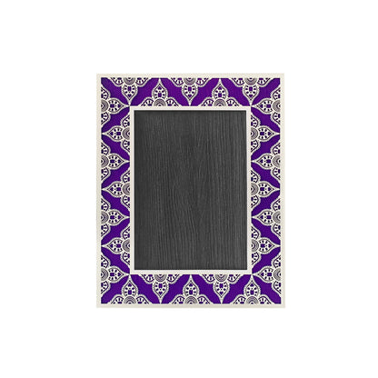 JAIPUR Silver Photo Frame (5R) - Royal Purple