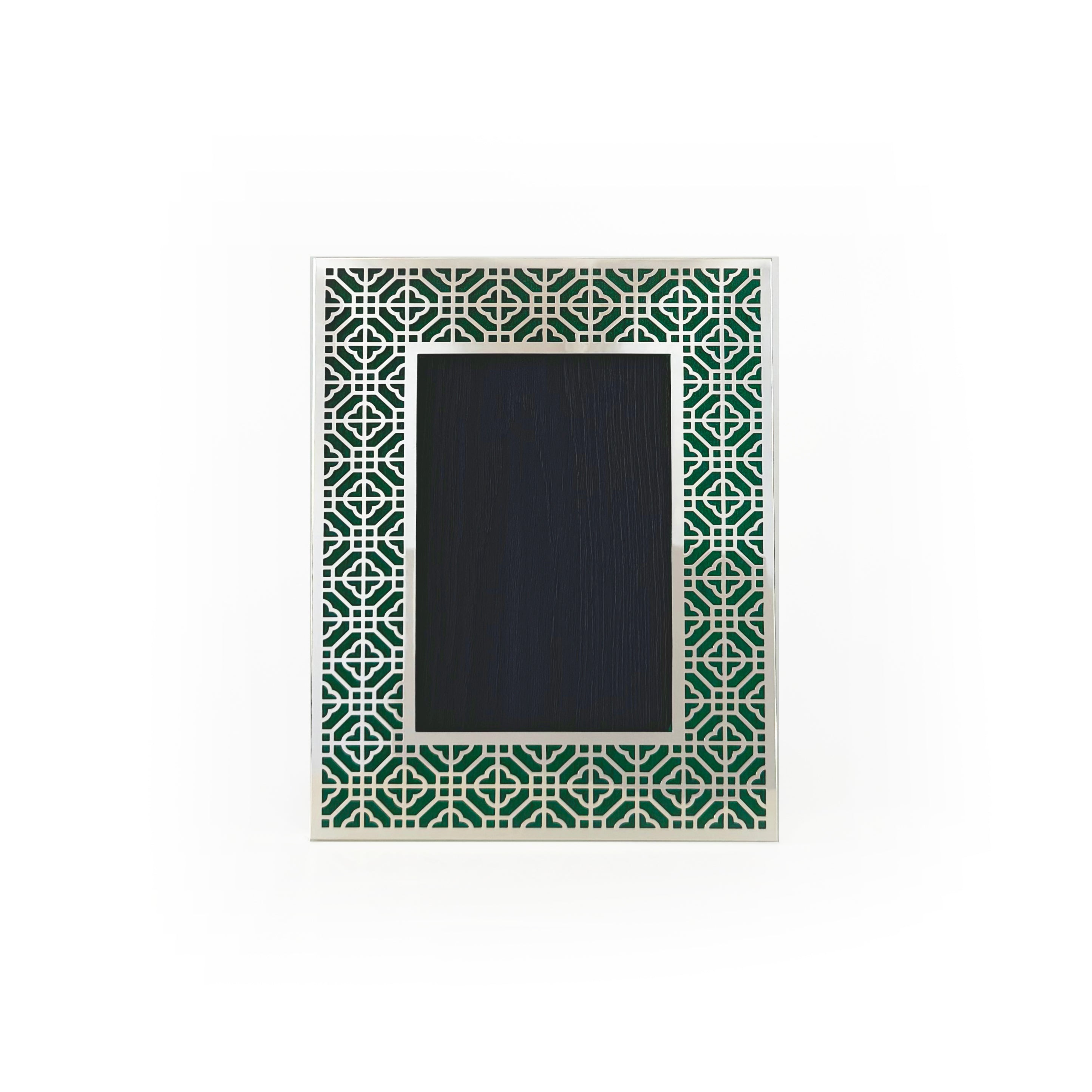 HONG KONG Silver Photo Frame (4R) - Emerald