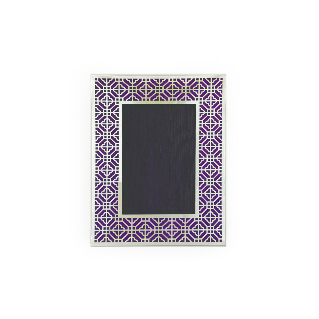 HONG KONG Silver Photo Frame (4R) - Royal Purple