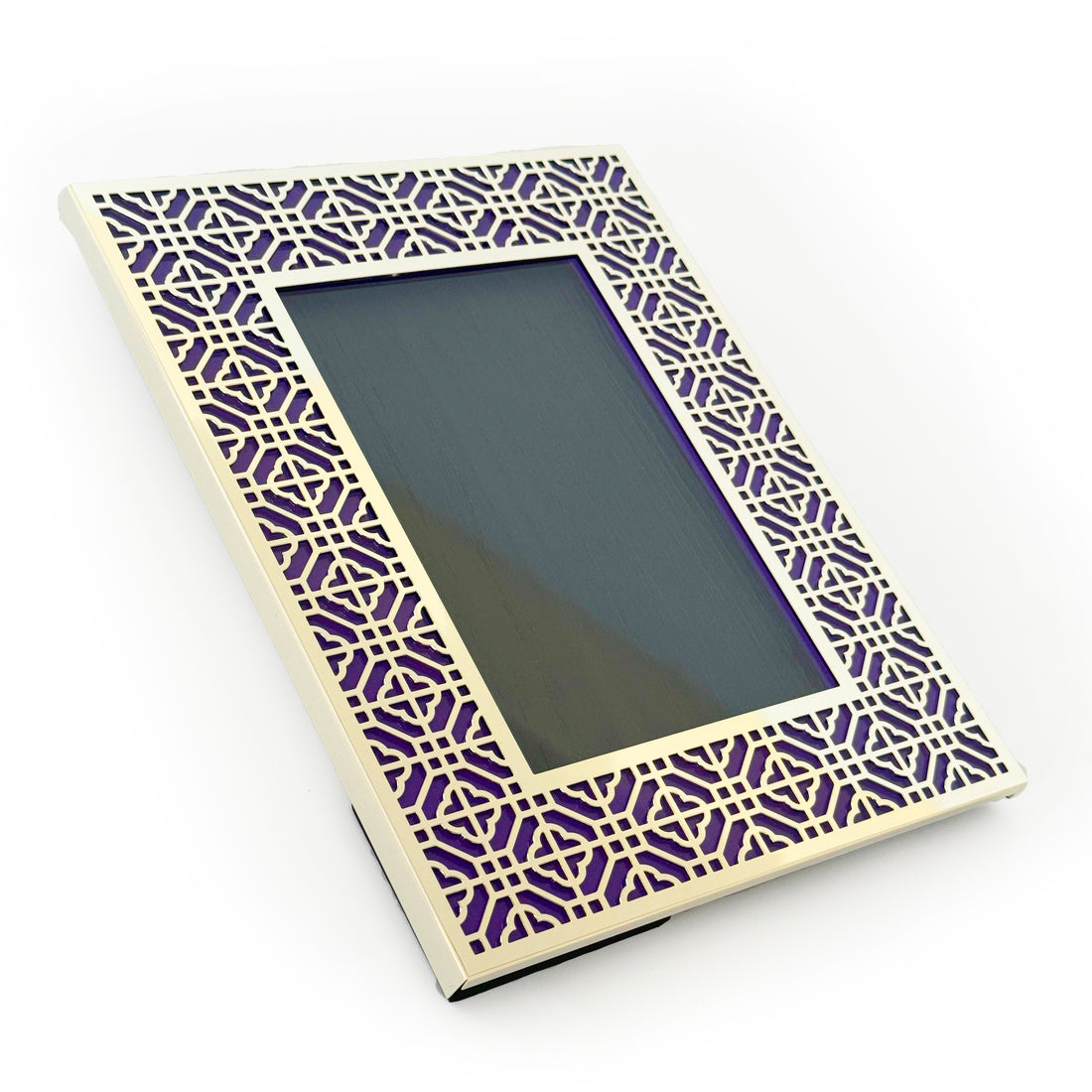 HONG KONG Silver Photo Frame (4R) - Royal Purple