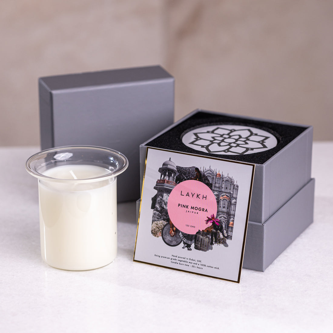PINK MOGRA Jaipur Candle Refill