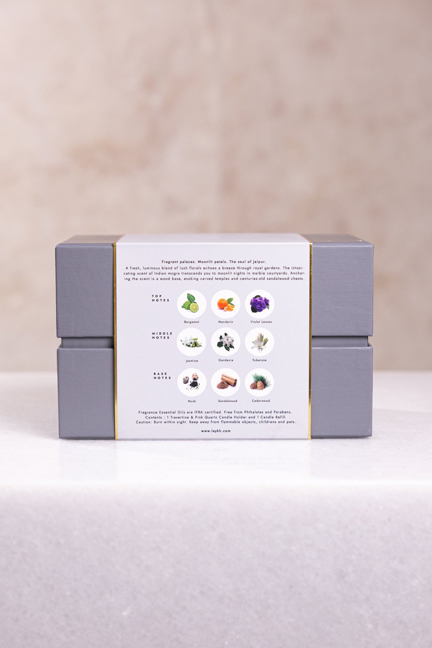 JAIPUR Photo Frame &amp; Candle Gift Set