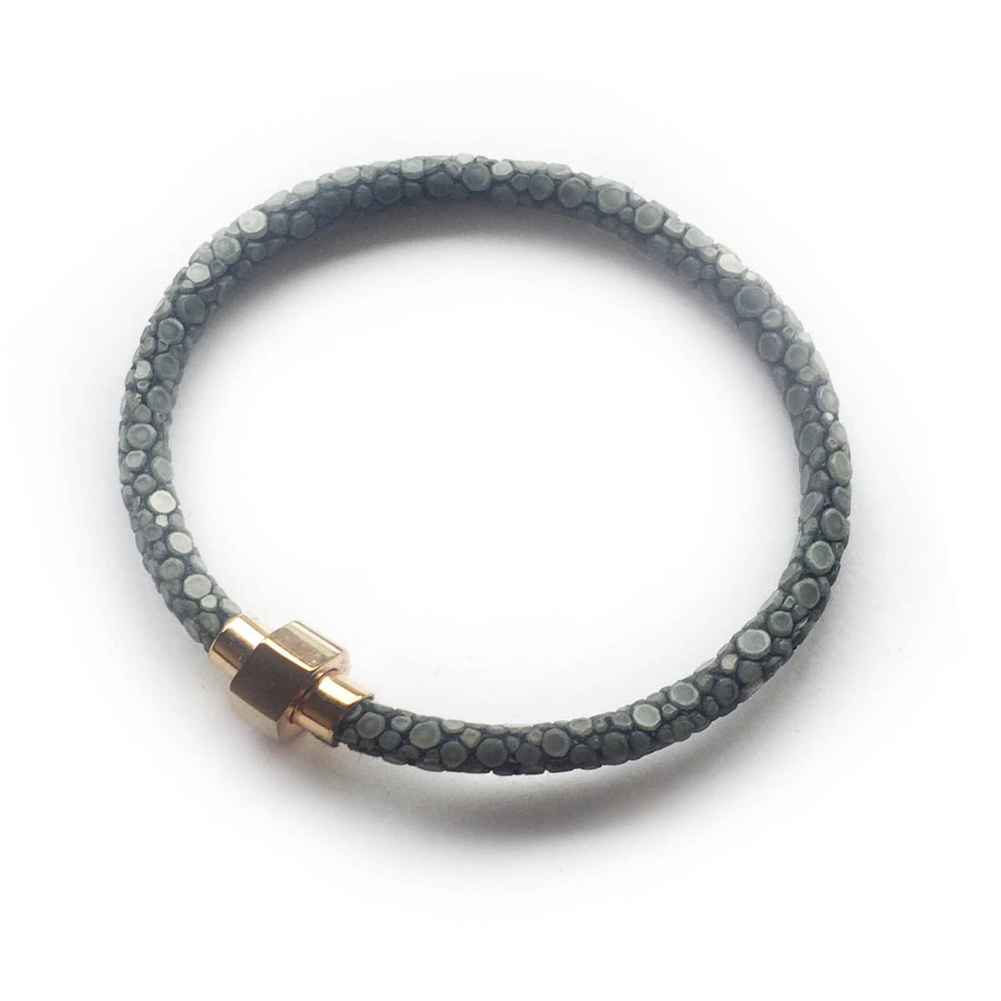 GREY STINGRAY LEATHER BRACELET For Her by LAYKH