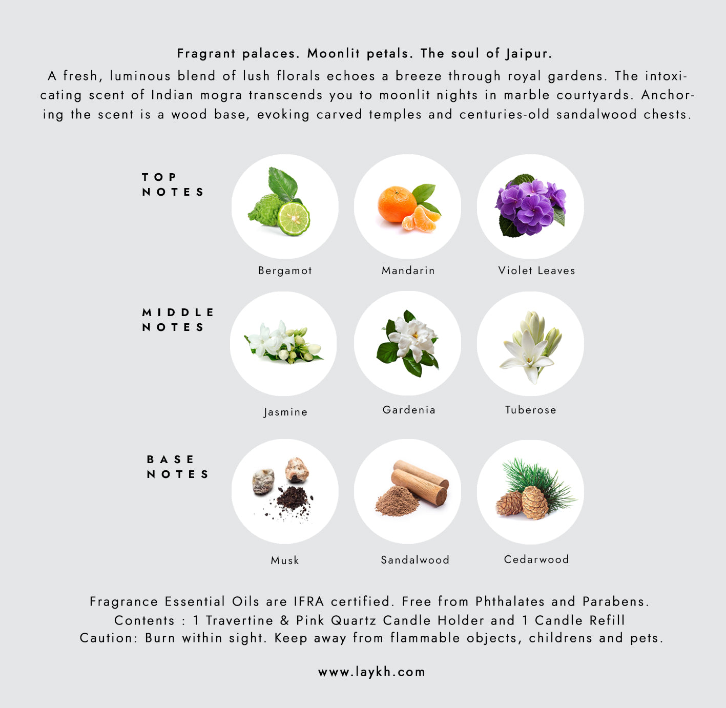 Candle Holder Set and Extra Candle Refill