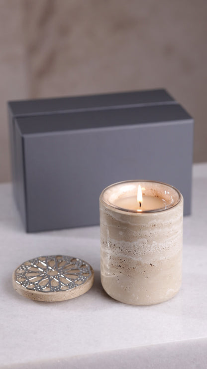 Candle Holder Set and Extra Candle Refill