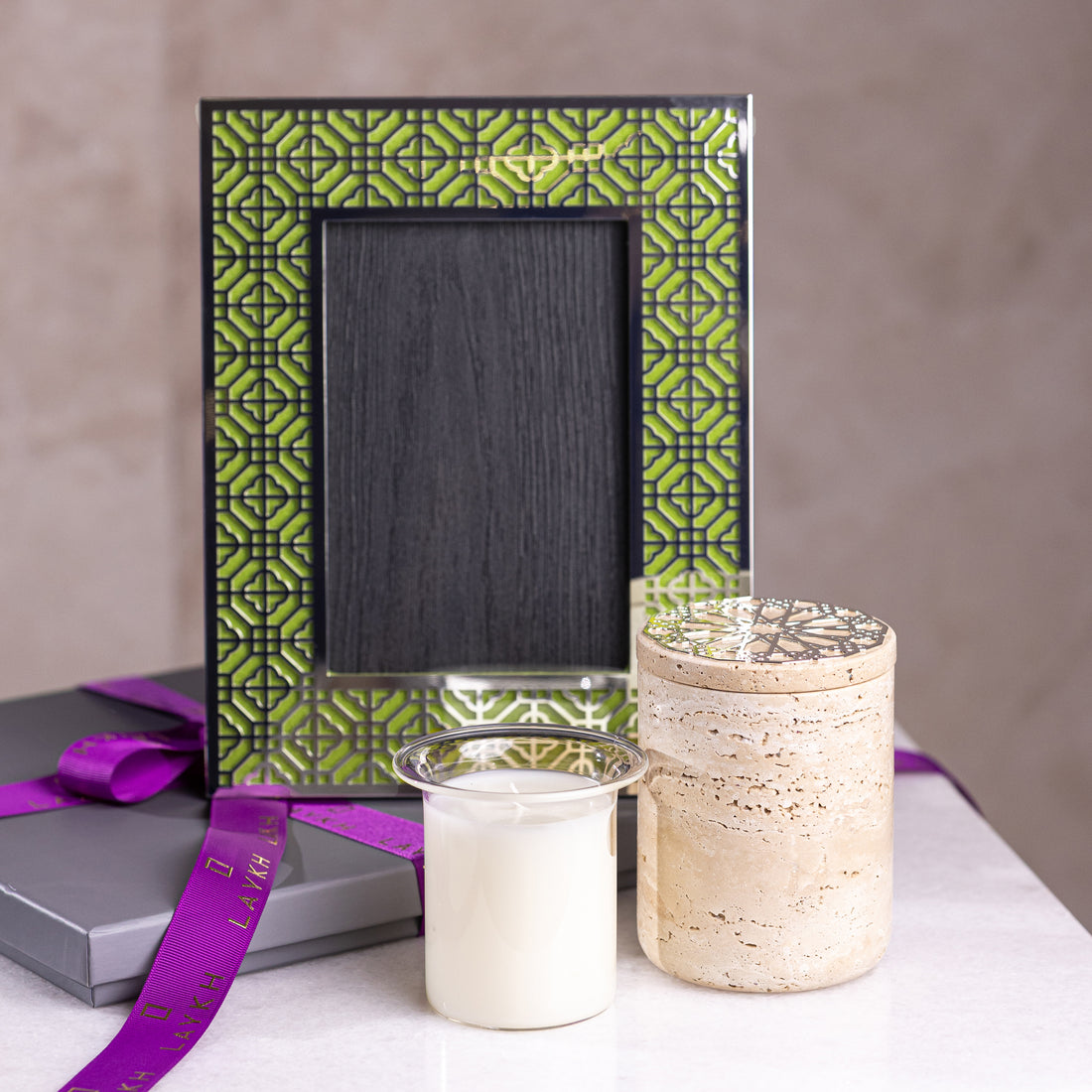 4R Photo Frame &amp; Candle Gift Set